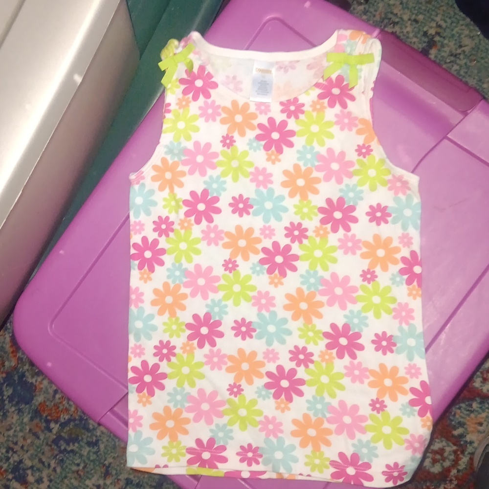 Gymboree floral print tank top